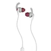 Set In-Ear Sports Ear Buds white and crimson